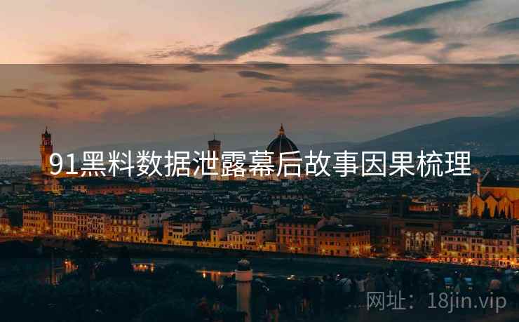 91黑料数据泄露幕后故事因果梳理
